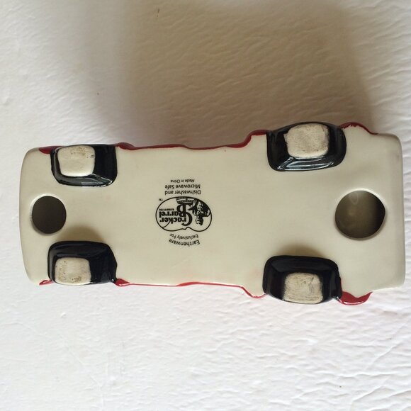 Cracker Barrel Ceramic Red Pick Up Truck Sugar Packets Holder Table Decoration - Picture 8 of 10